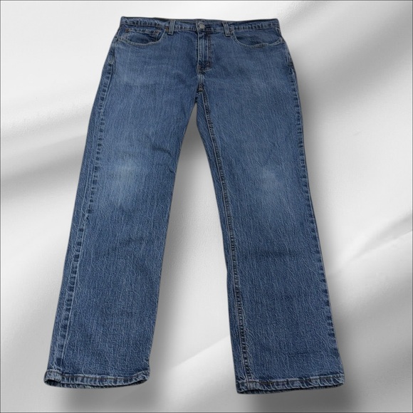 LEVI’S 541 Men’s 34 x 32 Straight Leg Blue Jeans - Picture 2 of 3